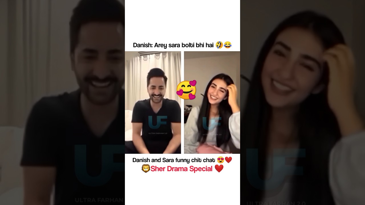 Adorable Live Moments of Danish Taimoor & Sarah Khan | Behind-the-Scenes of Sher Drama Episodes 5-8 🎬