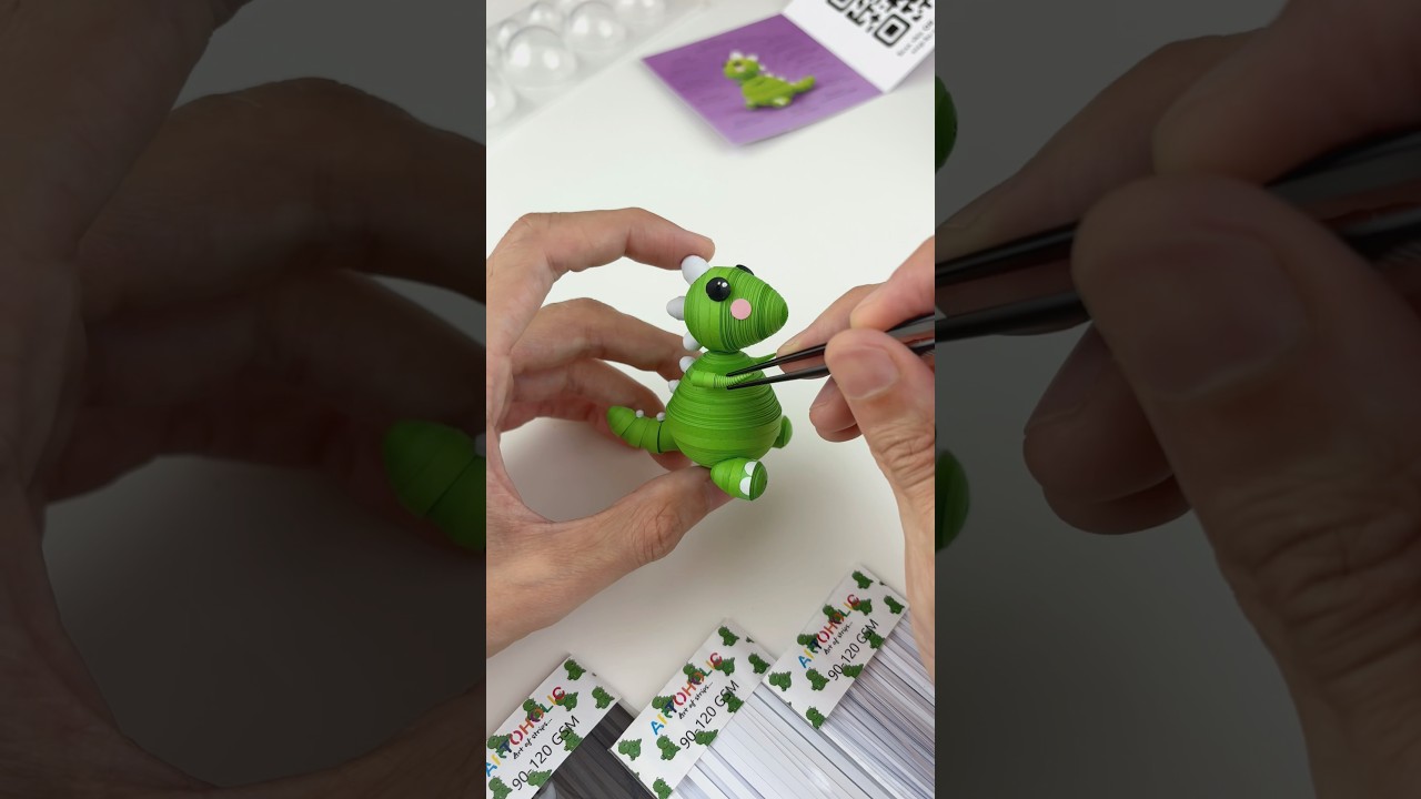 Create Stunning 3D Quilling Art with Our DIY Kit 🦖