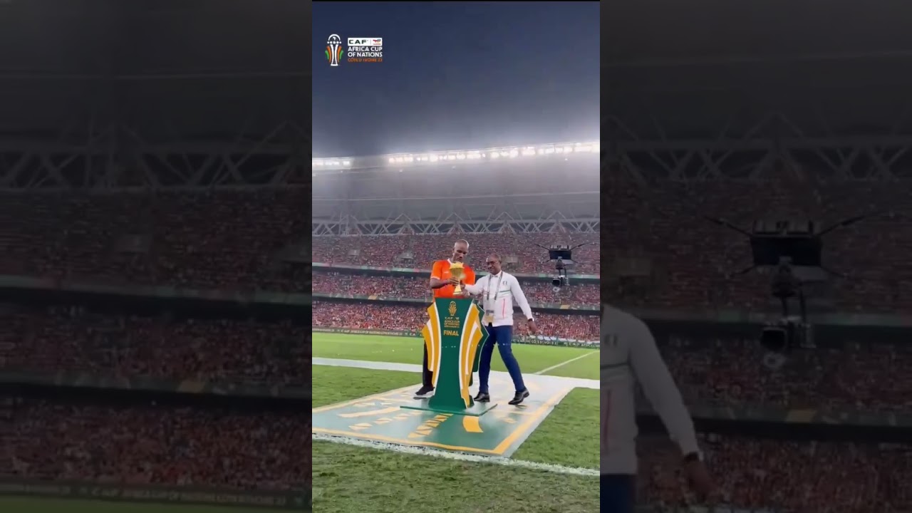 CAN 2023 Finale : Celi et Drogba offrent le trophée 🏆