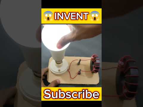 Produce Free Electricity With Magnet at Home 🧲 #howtomakefreeenergy #experiment #tech #shorts #diy