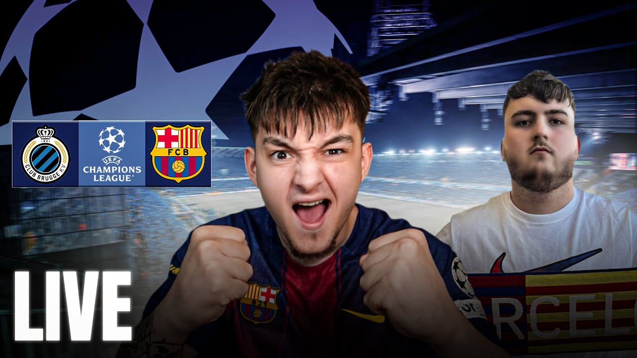 LIVE Club Brugge - Barcelona with Florin Andres | Champions League Evening
