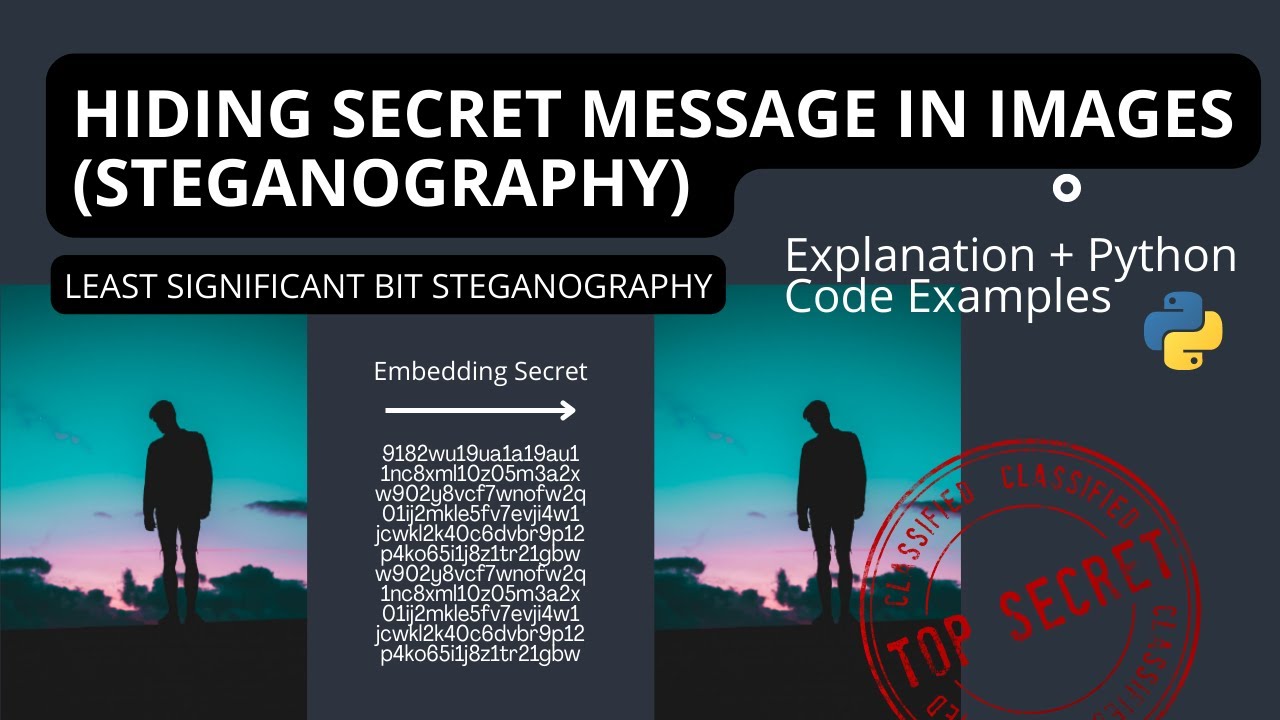 Master Steganography with Python: Learn Least Significant Bit Technique 🎯