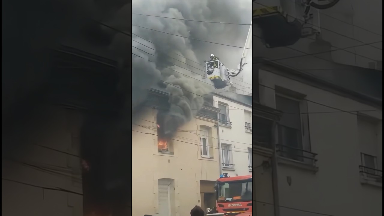 Incendie à Saint-Nazaire ce samedi matin 🔥