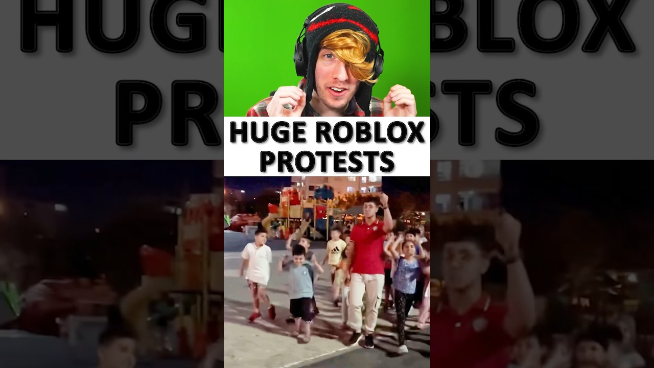ROBLOX PLAYERS ARE PROTESTING...