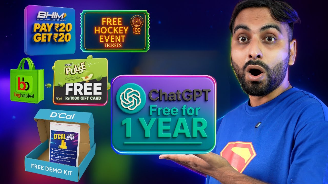 Unlock Exclusive Offers: Free ChatGPT for 1 Year, D'Cal Kit, Hockey Ticket & More! 🎁