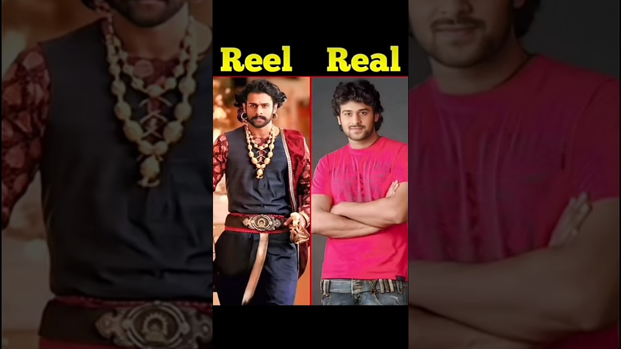 Bahubali Reel vs Real 🎬
