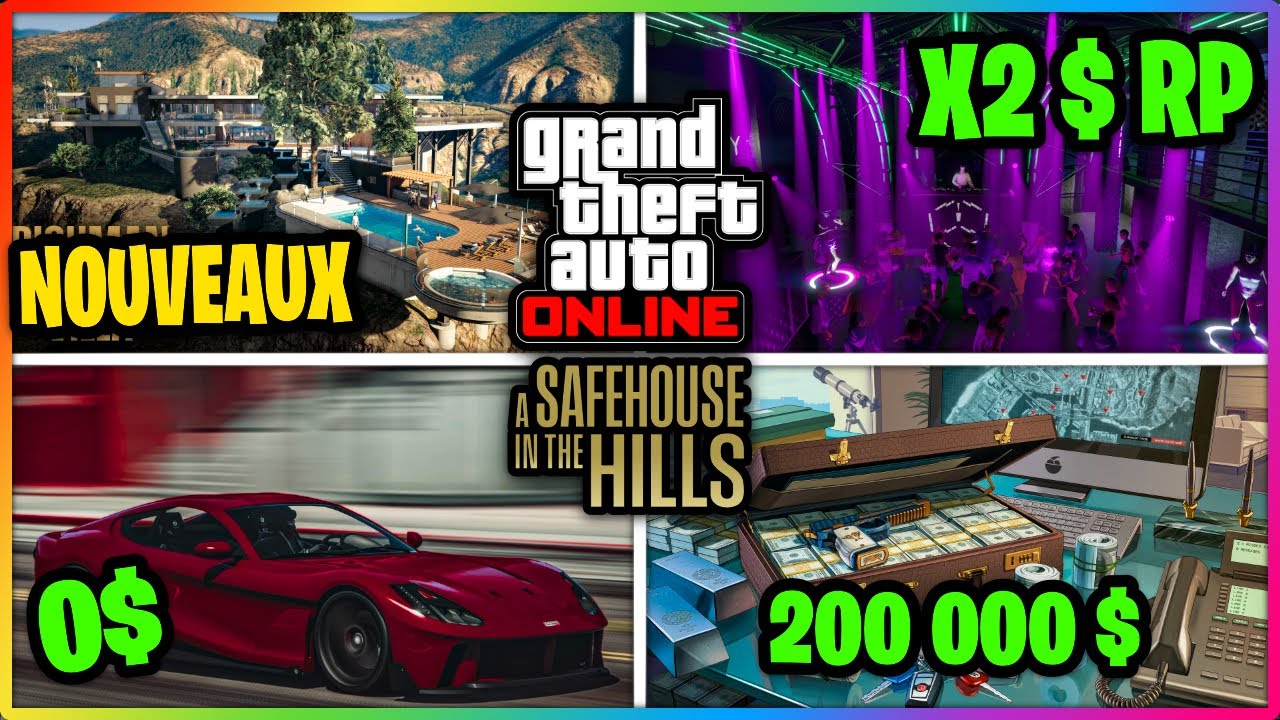 NOUVEAU CONTENU, LES BONUS & PROMO DU 15/01 GTA5 ONLINE !!