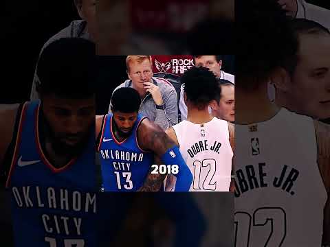 Paul George & Kelly Oubre beef 🔥#shorts