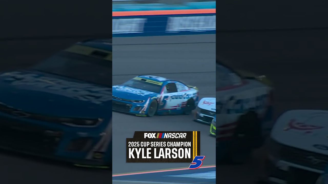 Kyle Larson Wins the NASCAR Cup Championship in Thrilling Finish 🏆