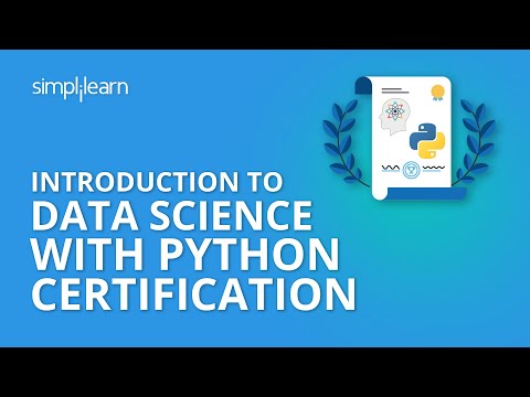 Introduction To Data Science With Python Certification | Simplilearn