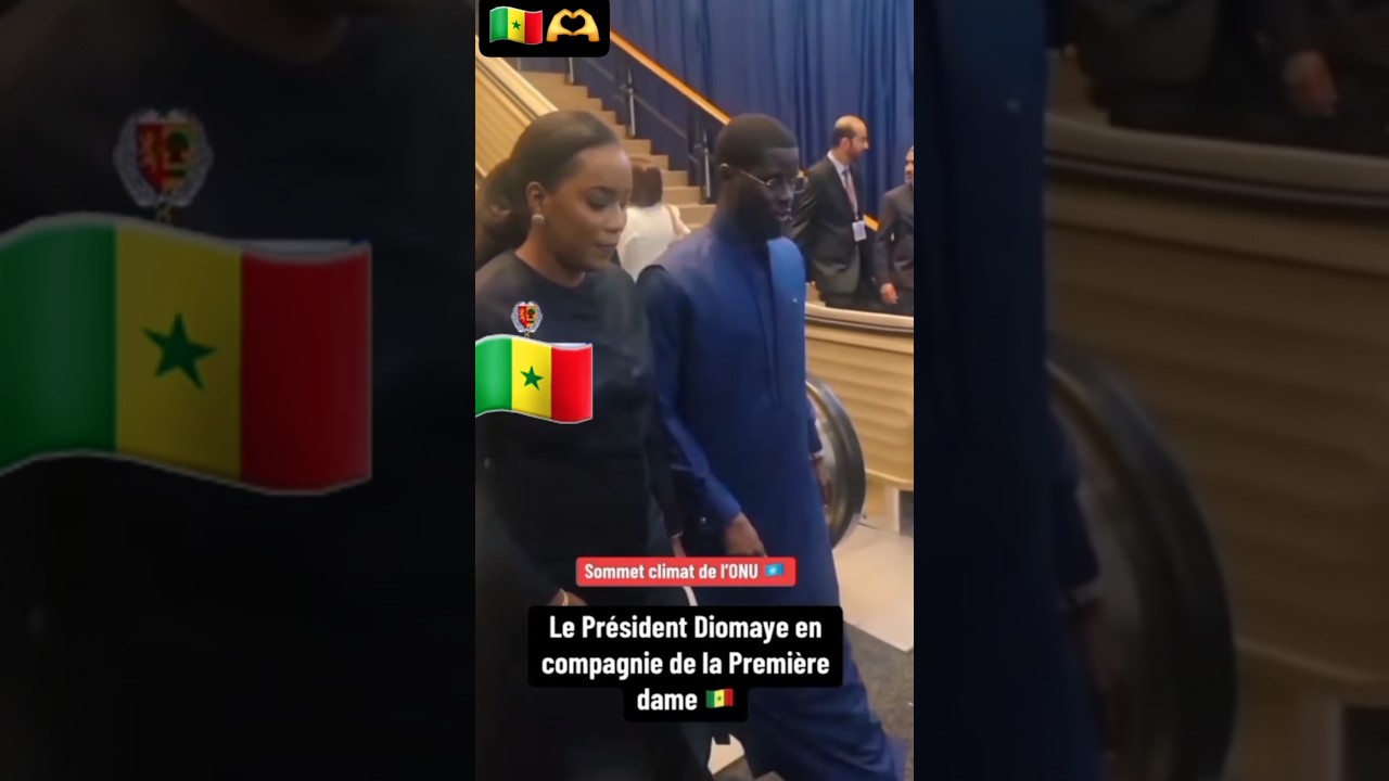 Président Bassirou Diomaye Faye et la Première Dame Absa Faye en visite à New York 🇺🇸