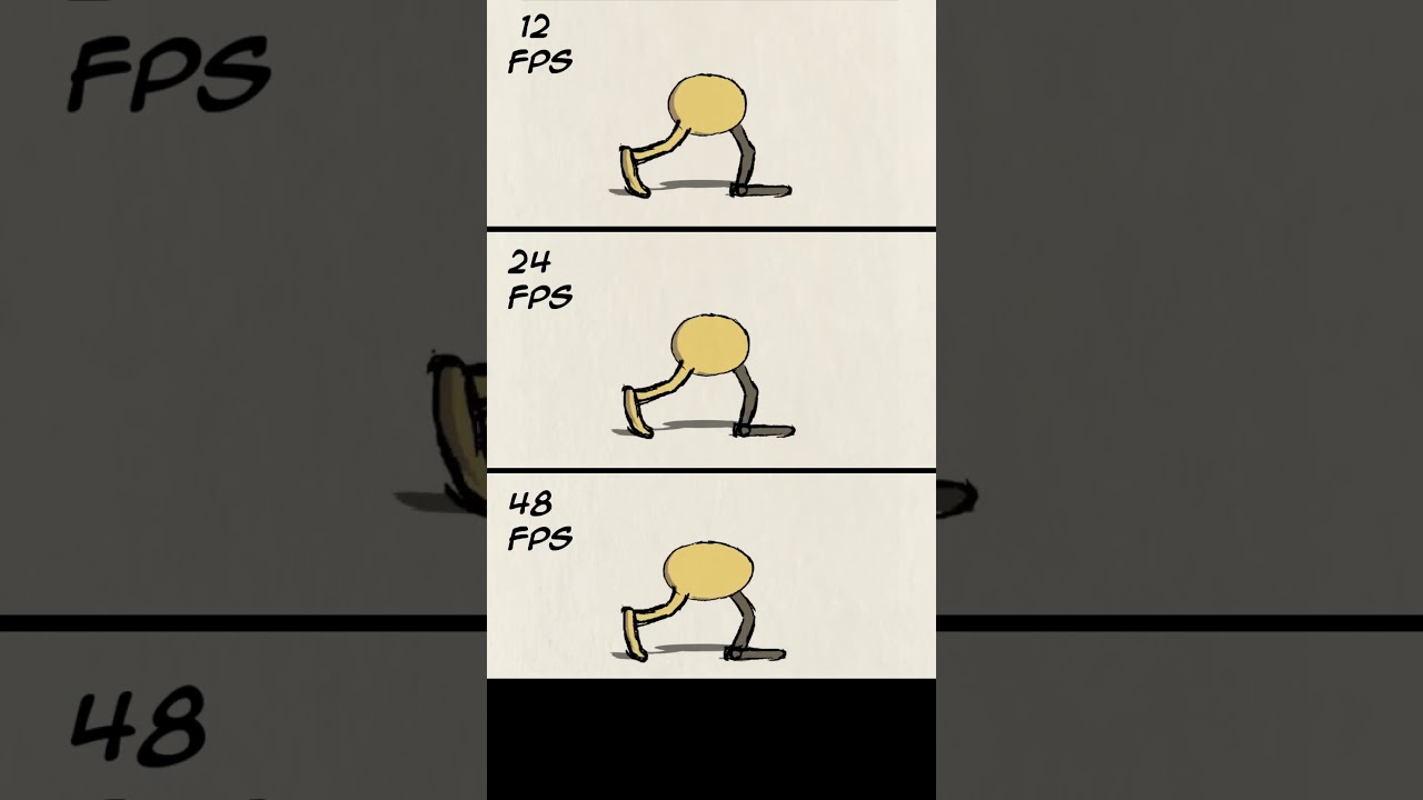 12FPS VS 24FPS VS 48FPS Which one do you think work the best? #fps #2danimation  #blender