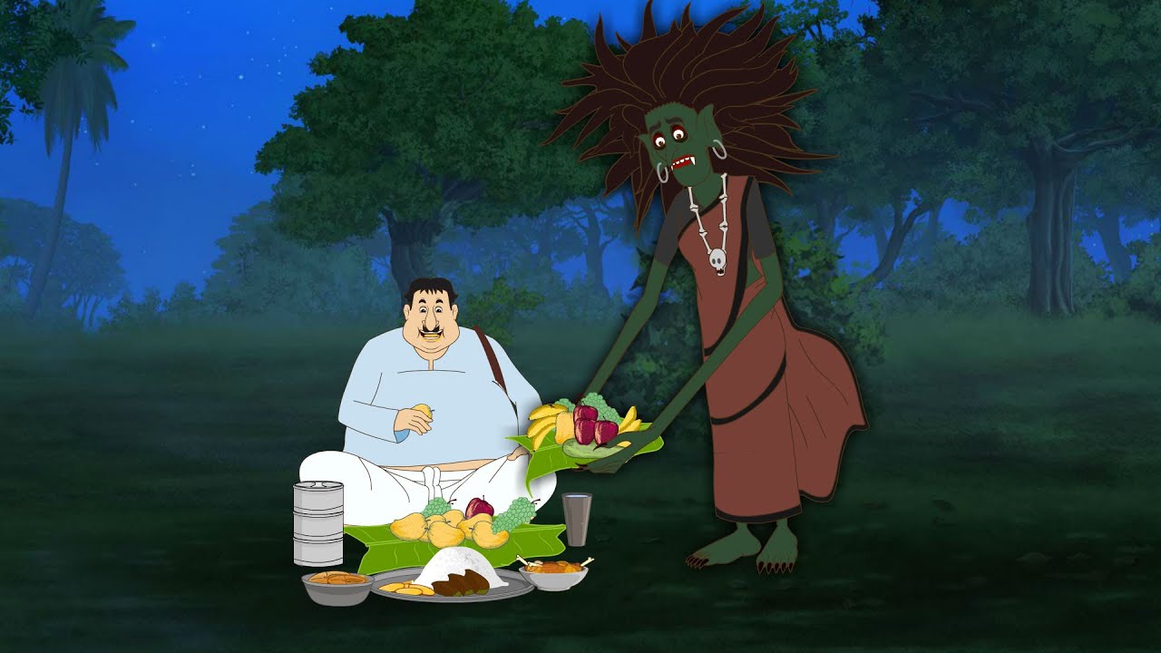 भूतों की भूख और कैलाश की मजेदार कहानी 😂 | नई हिंदी एनिमेटेड कॉमेडी 2025