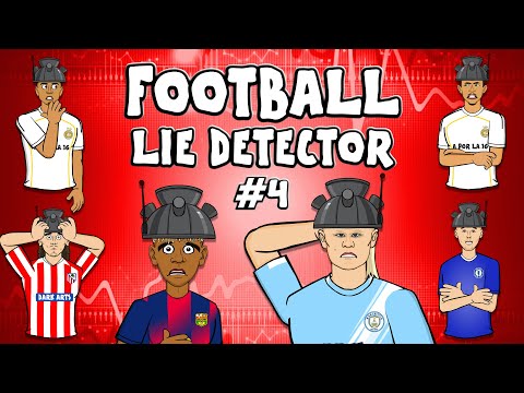 FOOTBALL LIE DETECTOR 4! Which footballer is lying?