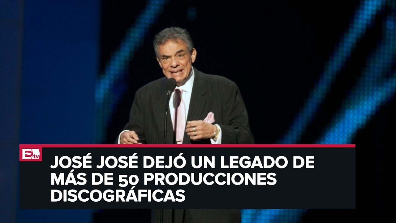 El legado de José José, "El Príncipe de la canción"