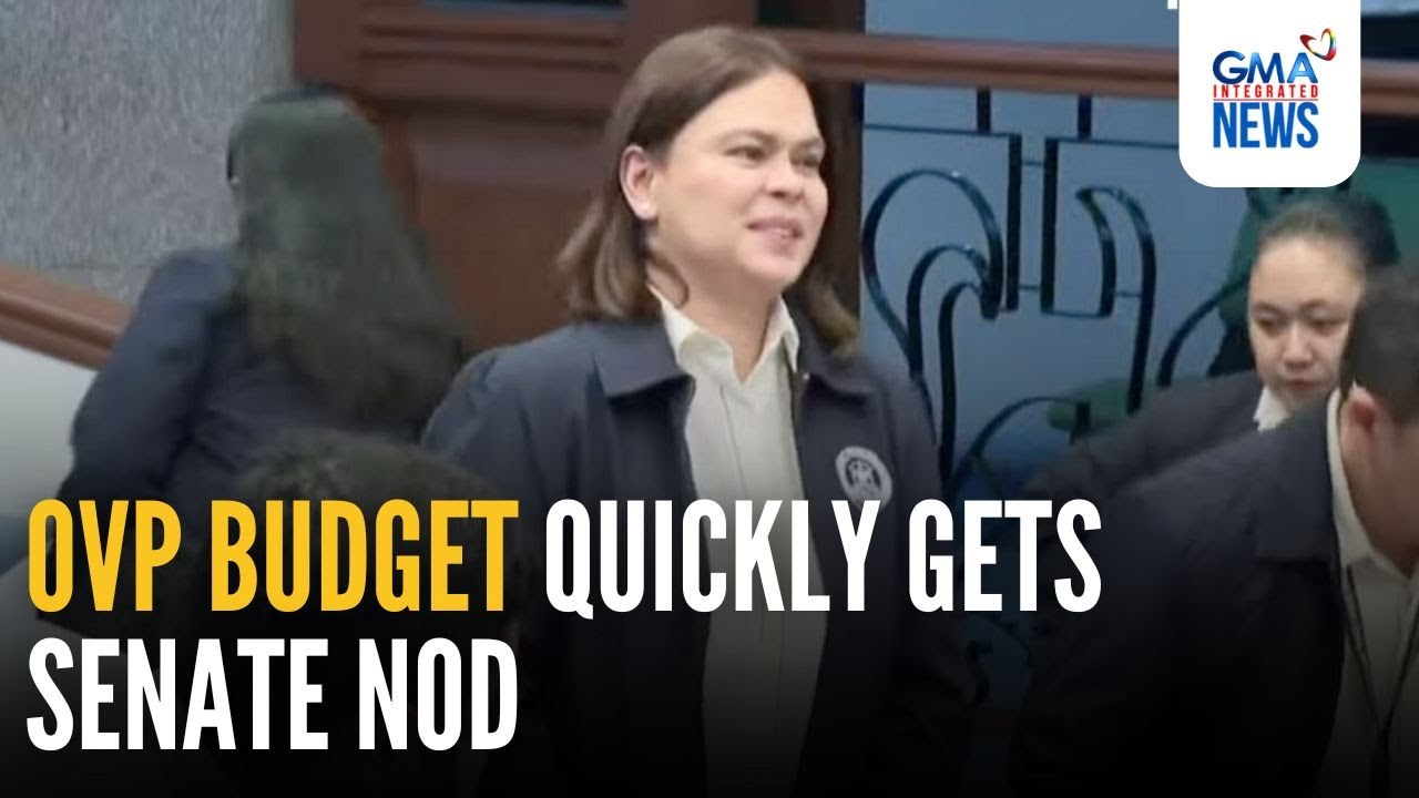 Senate Approves OVP 2026 Budget Quickly 💼