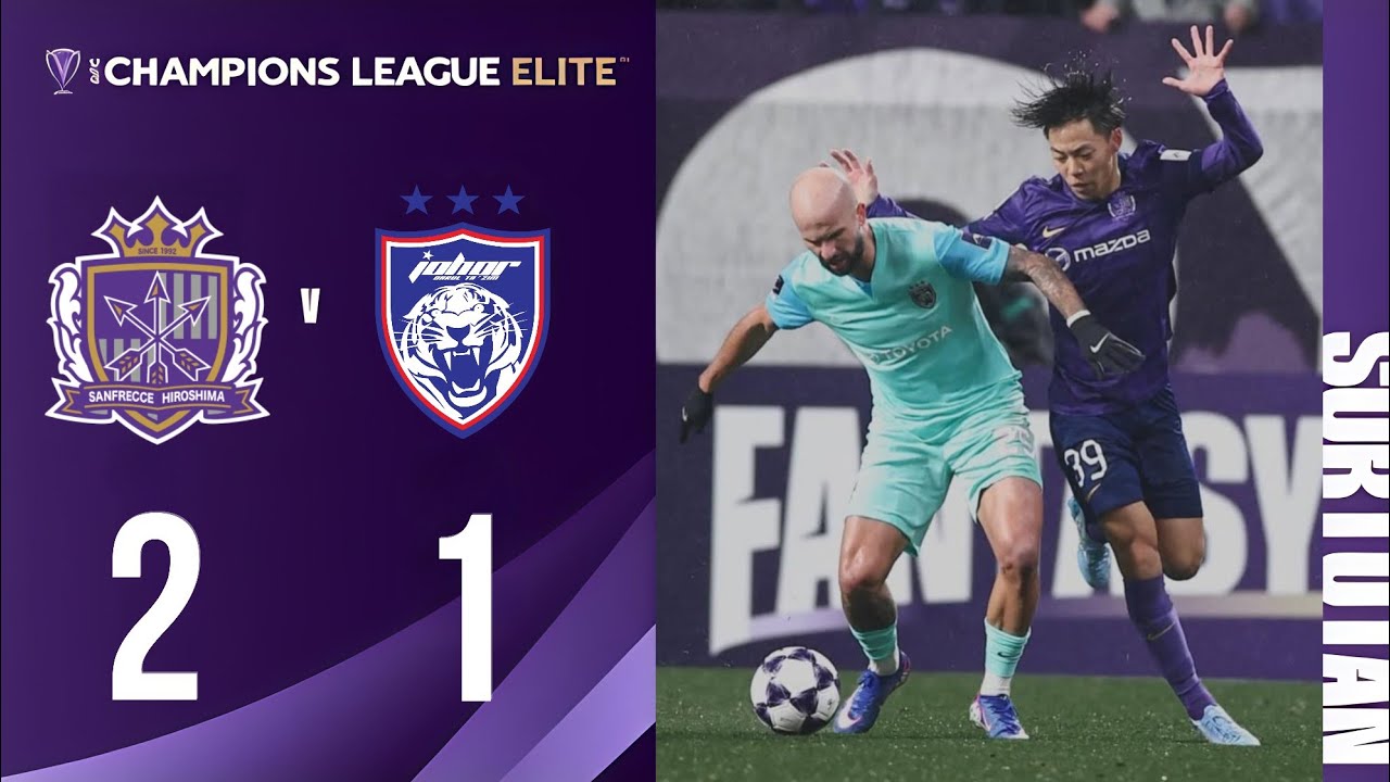 Sanfreece Hiroshima 2-1 JDT | ACL Elite Highlights
