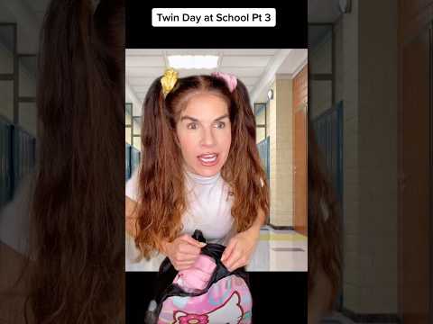 Twin day at school part 3 #kids #twindayatschool #twinday #school #moms