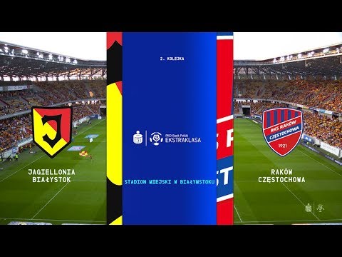 SKRÓT: Jagiellonia Białystok - Raków Częstochowa 0:1 | 2. kolejka | 2019/20