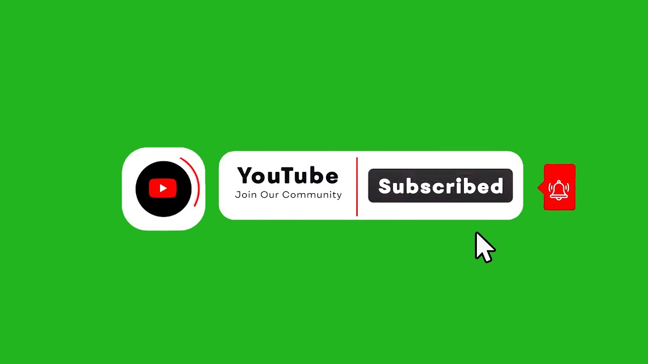 Top 10 Green Screen YouTube Subscribe Buttons 🎥