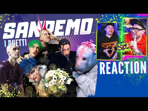 Ghali, La Sad, Mr Rain, Bnkr44 Sanremo 2024 I DUETTI | Reaction by Arcade Boyz