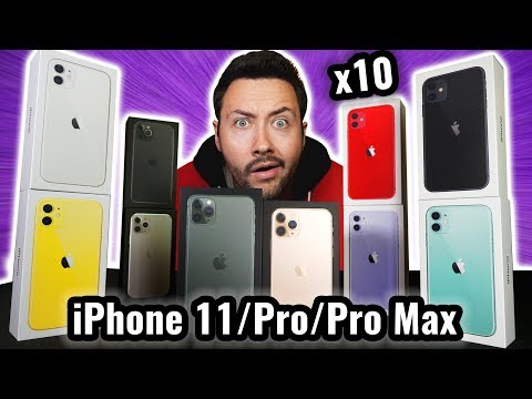 J'ai acheté 10 iPhone 11 / Pro / Pro Max ! (toutes les couleurs)