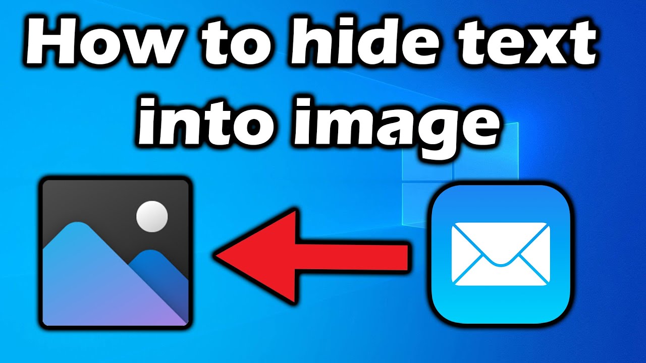 Hide Text in Pictures Easily 📸