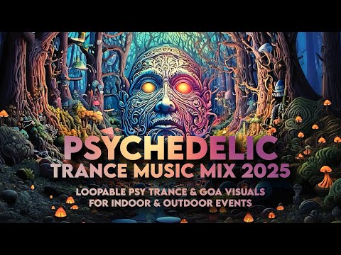 Psytrance Goa - Psychedelic Trance Music Mix 2025 Vol.01 - Over One Hour - Visuals and Music Mix