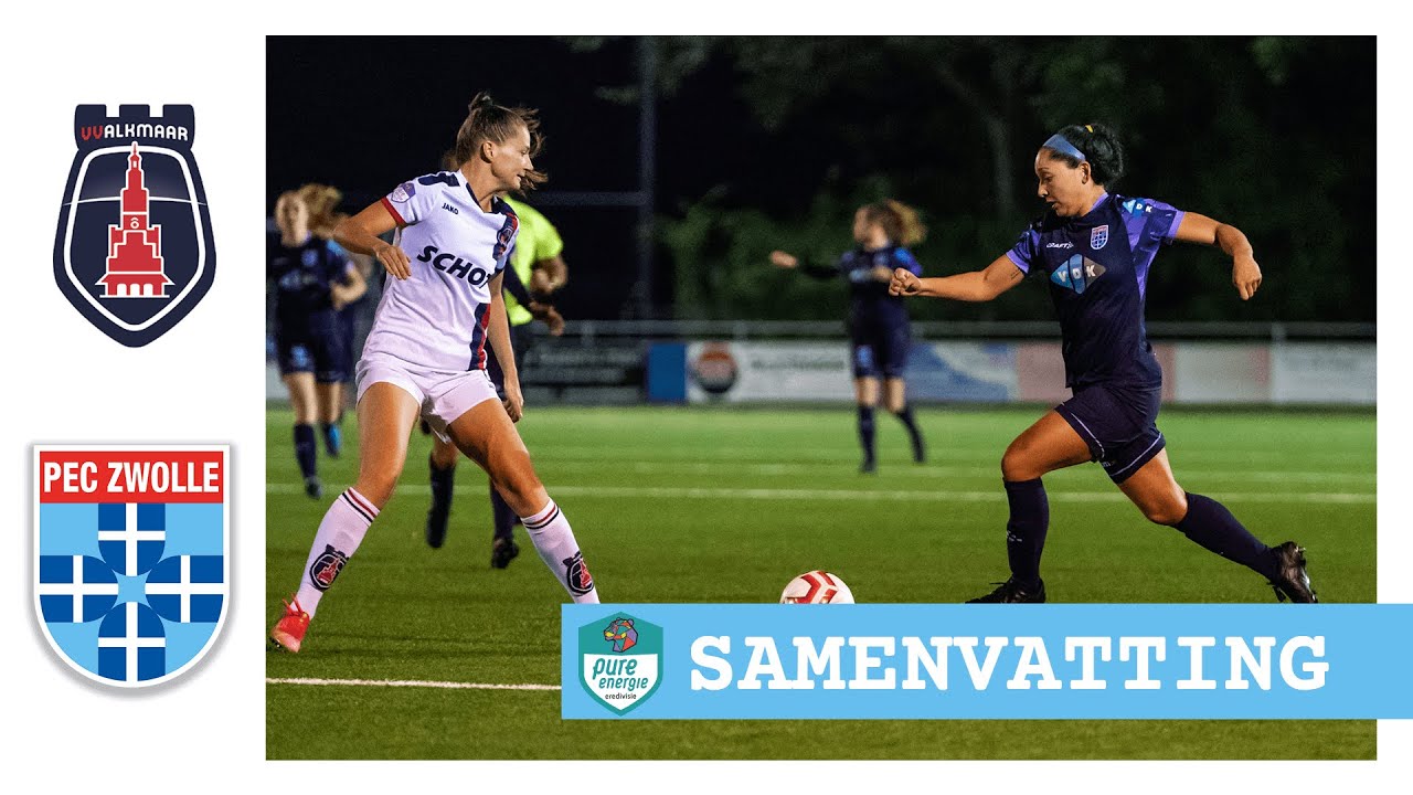 VV Alkmaar Vrouwen Verslaat PEC Zwolle Vrouwen met 3-1 in Eredivisie ⚽