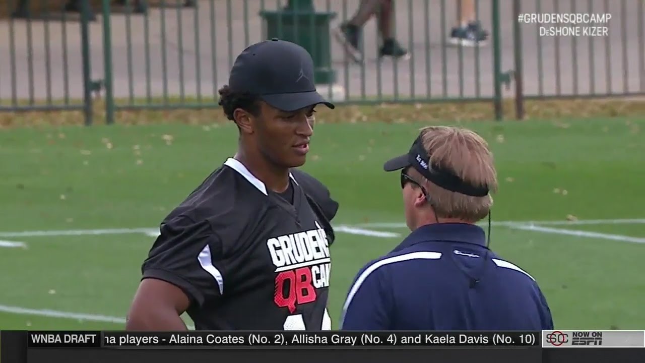 DeShone Kizer - Jon Gruden's QB Camp