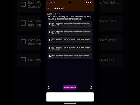 PT1Q65 #aws #awscli #clfc02 #awscertification #awscloudpractitioner #learn #awsexpert #shorts #short
