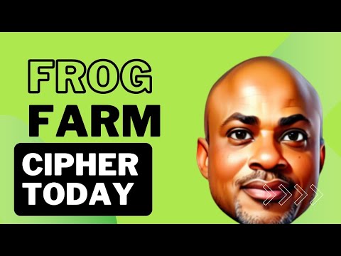 Frog Farm Daily Cipher CODE Today! #airdrop #cryptocurrencyairdrop #frogfarm #coachifeanyiuche