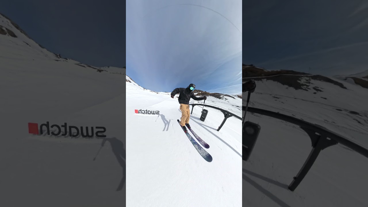 Insta360 X5 - Ski Big Air Performance