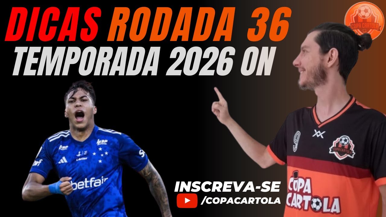 TIME DO CANAL PRONTO | Rodada 36 #CARTOLA ⚽