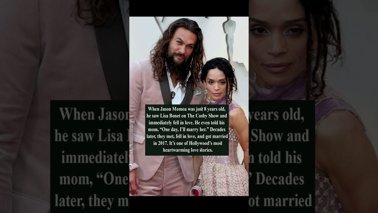 Jason Momoa Marries His Childhood Celebrity Crush 💍 | A Real-Life Fairytale Love Story