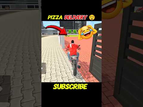 Indian thef auto simulator game 🎯 pizza 🍕 delivery 😲#short #viral #gameplay #shortfeed #gta!