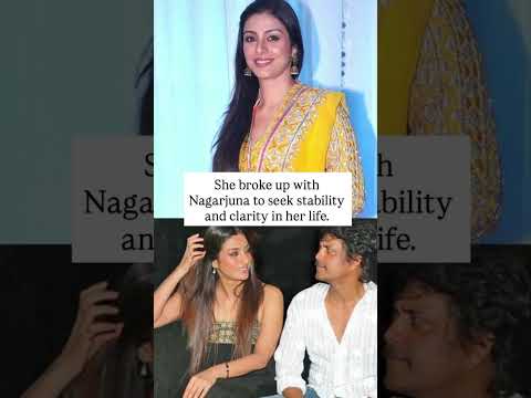 While being married, Nagarjuna had an extra marital affair with Tabu