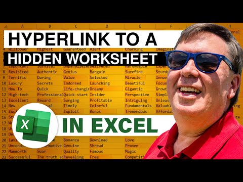 Excel - Hyperlink to a Hidden Worksheet - Episode 1729