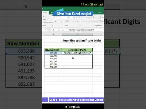 Excel Precision Pro: Round to Significant Figures Like a Scientist! 🧪📊 #shortstutorial #exceltricks