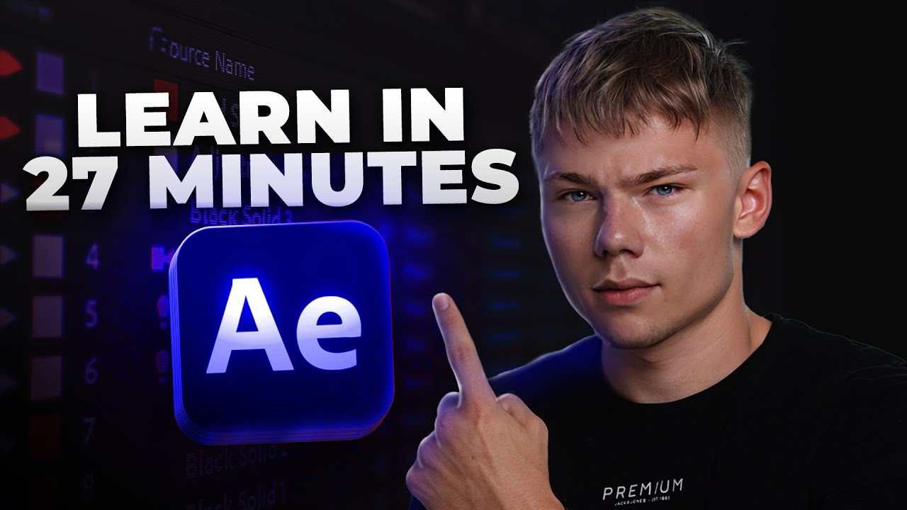 After Effects Beginner Tutorial 2025 🎬