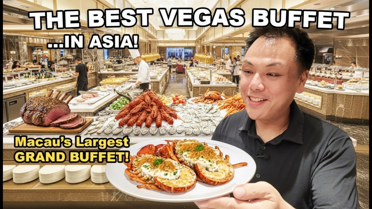 Vegas vs Asia: Top Seafood Buffet in Macau! 🦞
