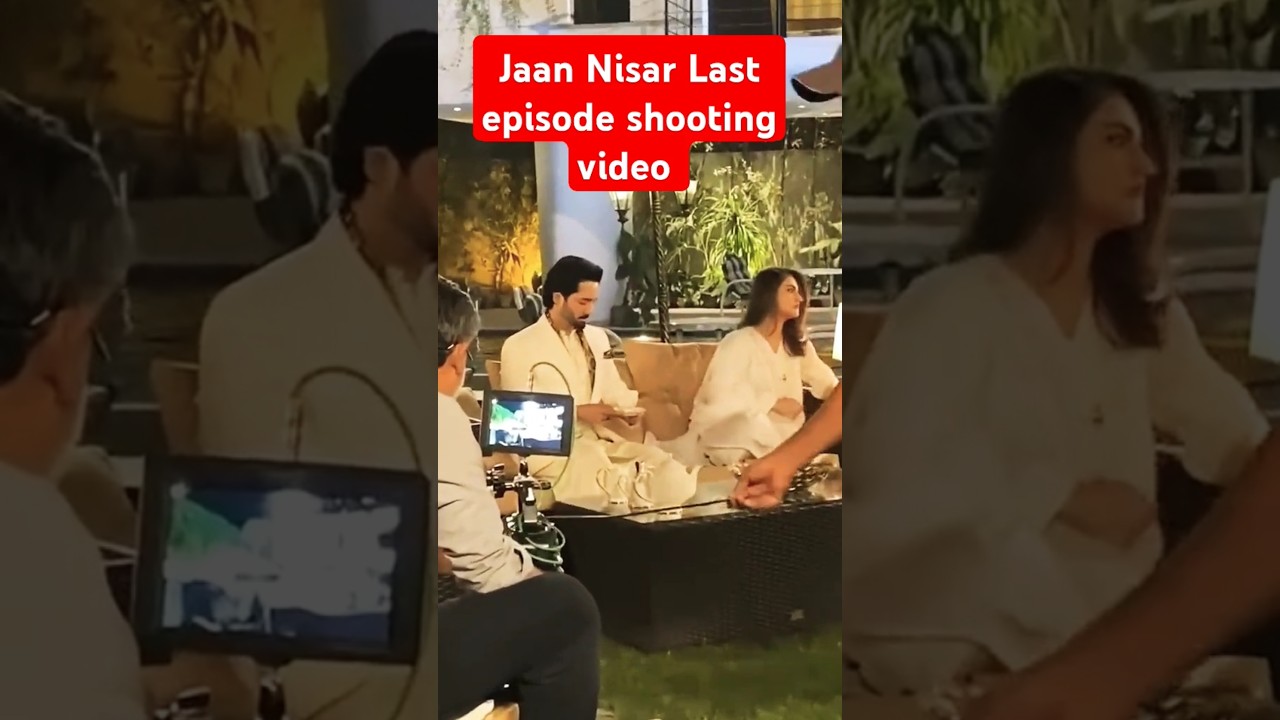 Jaan Nisar's Final Episode Shooting 😢