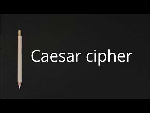 Cryptography - Caesar Cipher with Example