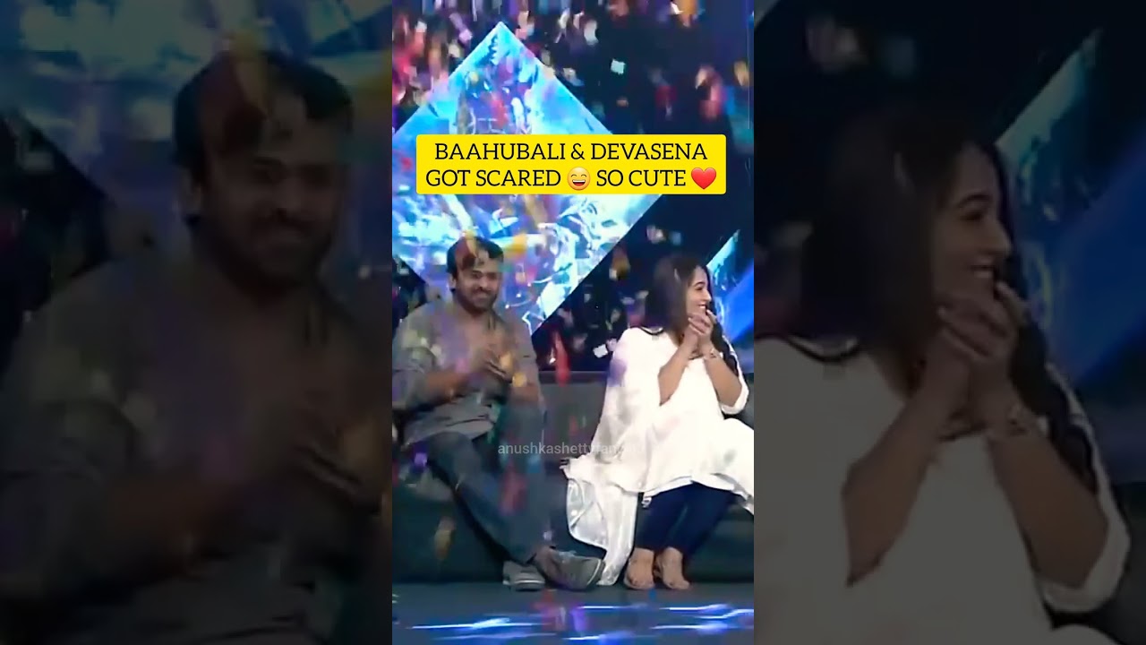 Adorable Prabhas & Anushka Shetty Moments πβ€οΈ