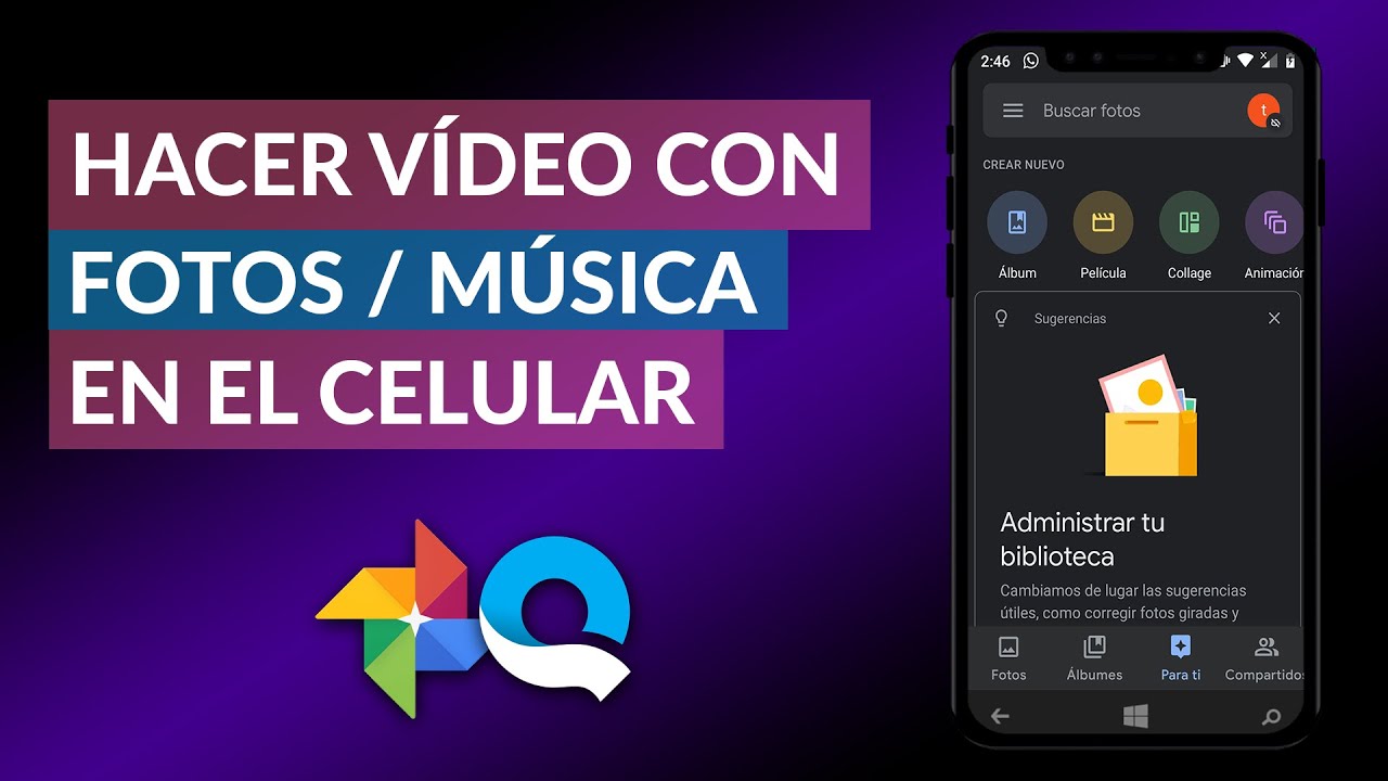 Cómo Hacer un VIDEO con FOTOS y MÚSICA en el Celular