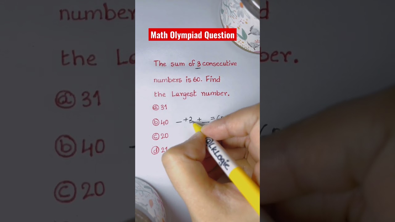 Master This Math Olympiad Trick to Ace the Contest! ✨