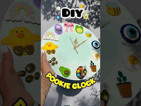 MAKE YOUR OWN CLOCK ⏰ AT HOME|| clock DIY #diy #craft #clock #ytshorts #viralshorts #claycraft #art