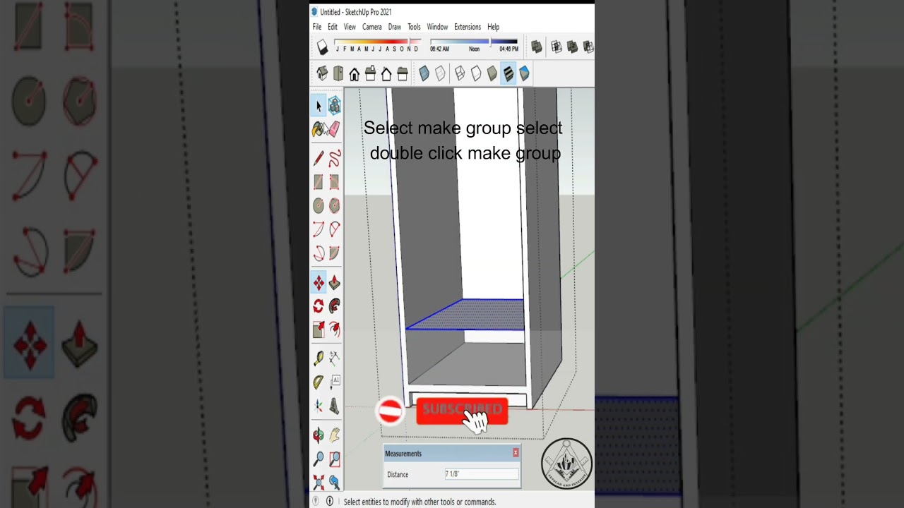 Quick Cabinet Design in SketchUp π οΈ