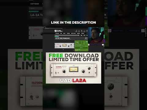 UAD La2a Free Download - Limited Time Offer💵 #musicproduction #freeplugins