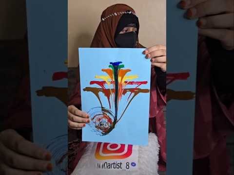 Colorful Magic Art Video idea | Kids Activities Video #youtubeshorts #youtuber #shortsfeed #Craft